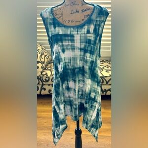 Sleeveless Asymmetrical Tunic